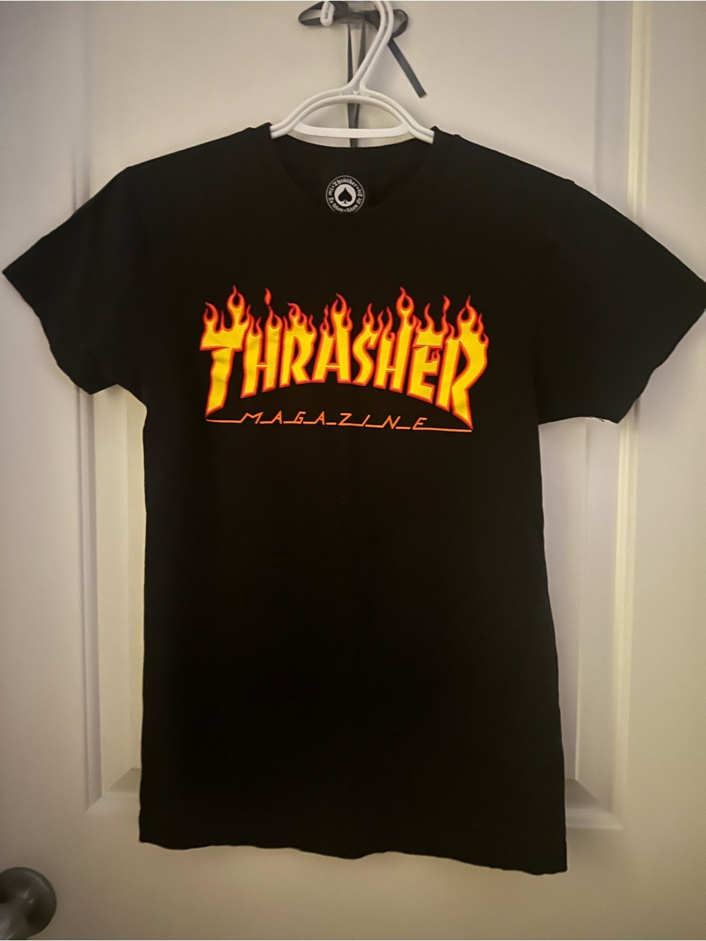 🔥 Thrasher Magazine Flame Logo T-shirt (Orange/Yellow)